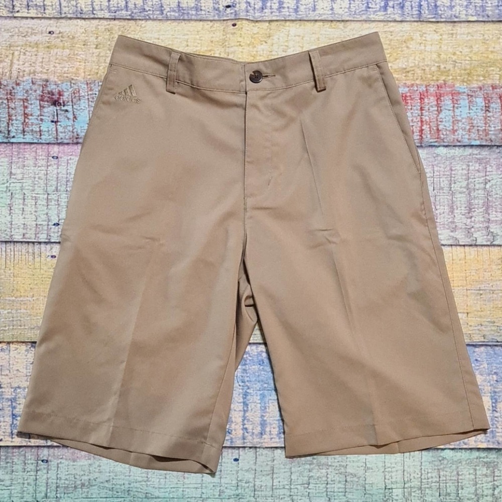 Adidas Climalite Golf Khaki Shorts Size 30